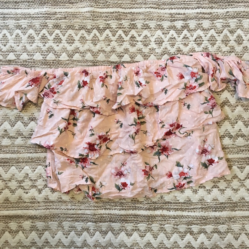 AMERICAN EAGLE OFF THE SHOULDER SHIRT